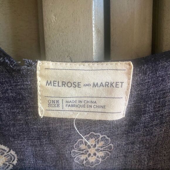 Melrose & Market Short Sleeve Bohemian Open Cardigan. One Size. - Picture 5 of 5